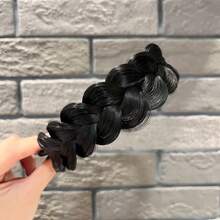 Handmade Braided Wig Headband, Fishbone Braid Wig Hair Hoop, Comb Hairband Hair Accessories HA2800 - Multicolor - View 12