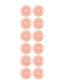 12 piezas de cubiertas de pezón de silicona reutilizables y sin costuras, pezoneras autoadhesivas invisibles, adecuadas para mujeres en diversas ocasiones, diseño invisible antideslizante (2/6/12 piezas) - Multicolor - Ver 9