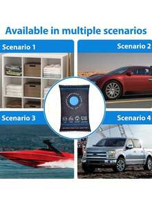 1/2 unidades de Sacos Desumidificadores de Silicone Reutilizáveis, Sacos Desumidificadores Reutilizáveis que Mudam de Cor para Carro, Guarda-Roupa, Absorvem a Umidade, Previnem a Umidade Excessiva e a Condensação, Desumidificador Doméstico, Azul para Rosa quando Saturado, Presente Ideal para as Festas - Multicolorido - Ver 9