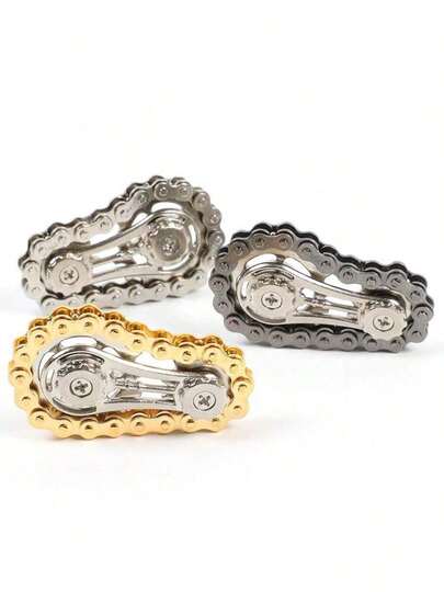 齿轮链条减压玩具，适合学生和上班族作为减压工具，玩具与爱好，收藏品，派对用品/青少年创意玩具/青少年减压玩具/青少年软体指尖玩具，史莱姆减压玩具，减压玩具，圣诞礼物，万圣节礼物，复活节礼物