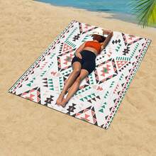 Extra Large Bohemian Microfiber Beach Towel - Super Soft, Quick Dry, Vibrant Geometric Pattern - Ideal For Yoga, Swimming And Beach Activities - Rectangular - ST - View 7