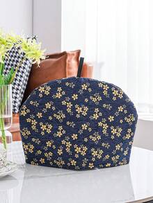 1pc Floral Fabric Insulated Tea Pot Cover, Cotton Dessert Tray Lid - Multicolor - View 9