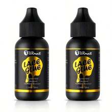 2 Bottle Front Lace Wig Glue Waterproof Extra Strong Hair Glue Adhesives Strong Bond Hold Lace Wig Hair System Glue 38ml Hair Glue - 38ml - View 8