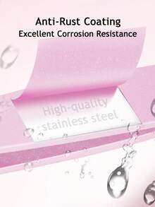 Herramienta de depilación de acero inoxidable de alta calidad SHILING, pinzas puntiagudas rosas para dar forma a las cejas - Ver 3