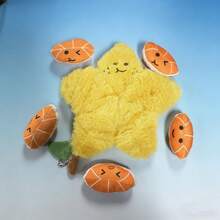 Plush Peeled Mandarin Orange Pendant, Stress Relief Doll, Viral Novelty Gift, Bag Charm - 橘色 - 查看 8