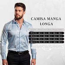Men's Satin Shirt, Premium Fabric, Simple, Regular Fit, Button-Down - Verde - Ver 4