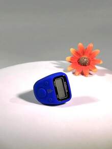 Mini Ring-Shaped Digital Counter, 5-Digit Precise Counting, LED Backlight, Reset/Week Function, Dedicated For Muslim Tasbeeh Prayer Counting - Multicolor - View 5
