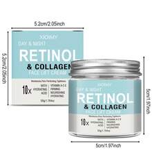 Xioimy 50克视黄醇胶原蛋白保湿面霜，高效保湿，柔滑细腻，提亮肤色，深层补水，适合所有肤质，面部保湿霜，面部护理 - 數量 - 查看 9