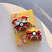 1pc Cool Wireless Bluetooth Earphone Case, Suitable For AirPods Pro3, Cartoon Cute Shockproof Apple Earphone Case, Applicable Compatible With Apple Earphones 4/Pro/Pro2 Bluetooth Earphone Case - Multicolor - View 2