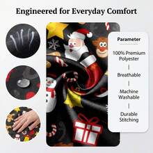 120*100厘米超大户外圣诞派对/圣诞户外休闲椅！“无需填充”涤纶材质，带侧袋和提手，适合露营和野餐。 - 彩色 - 查看 6