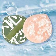 1pc Soft Cotton Candy Makeup Sponge, High Density Sponge Soft & Bouncy, Suitable For Liquid Foundation, Convenient For Traveling - 綠色 - 查看 5