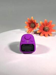 Mini Ring-Shaped Digital Counter, 5-Digit Precise Counting, LED Backlight, Reset/Week Function, Dedicated For Muslim Tasbeeh Prayer Counting - Multicolor - View 6