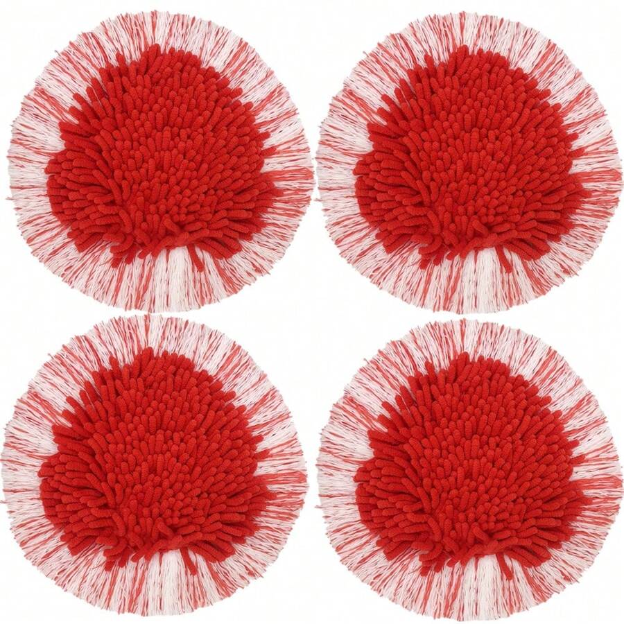 Home Times Đầu lau microfiber thay thế tương thích với hệ thống bình chứa Easy Wring 1, đầu lau bụi microfiber thay thế có thể tái sử dụng, miếng lau xoay tròn, đầu lau tròn, dễ dàng loại bỏ bụi, lý tưởng cho việc vệ sinh nhà cửa, văn phòng và xe hơi, dùng được cả khi lau khô và lau ướt. - A-2 CÁI - Xem 1