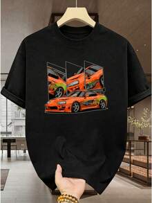Men T-Shirt Co-Ords - Black 1 - View 3