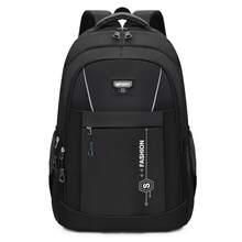 2026 New Fashion Extra Large Capacity Student Backpack, Outdoor Hiking Bag, Classic Versatile Casual Bag - Black - View 13
