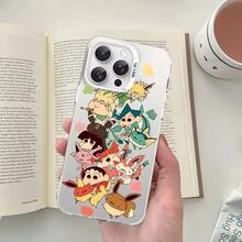 Funda de teléfono con diseño de dibujos animados de Crayon Shin-chan para Phone17air, 16, 15, 14, 13, 12, 11 - z8 - Ver 2