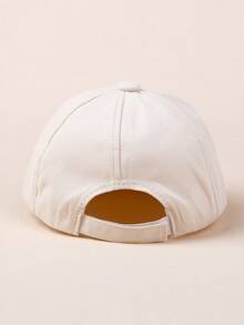 1pc Baby/Toddler/Little Girls' Soft Brim Sun Protection Baseball Cap, Windproof Hat For Spring, Summer, Autumn, Winter - Unicorn - View 3