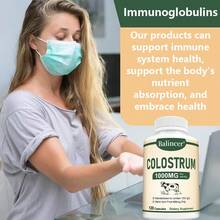 Colostrum Capsules - 1000 Mg Colostrum And 150 Mg Immunoglobulins Per Serving - Support A Healthy Immune System, 120 Capsules - 1 Bottle - View 4