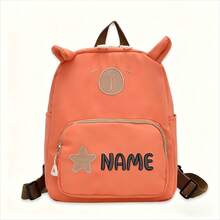 1PC Cute Capybara Shaped Women's Fashion Backpack, Customizable Name Embroidery, Exclusive Feeling, Perfect For Gifts And Personal Use, Both A Daily Companion And A Ritualistic Gift, Suitable For Children, Best Friends Or Yourself - Multicolor - View 11