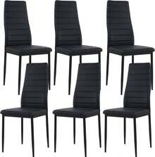 Chaises de salle à manger - Noir - Voir 12
