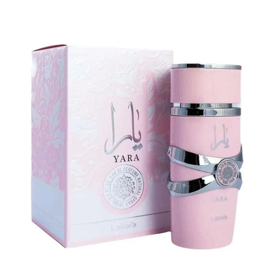 Lattafa Yara - Vanilla, Gourmand, Fruity, Floral - Eau De Parfum Long-Lasting Fragrance For Women, 3.40 Ounce / 100 Ml - 棕色的 - 查看 1
