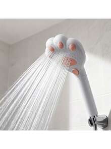 1pc Adjustable Handheld Shower Head With Claw Design, 3 Massage Modes, Suitable For Bathroom, Wall-Mounted Installation, Plastic Material, For Shower Use Only - Three-speed Adjustment - View 7