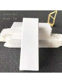 1 chiếc kính thời trang không gọng bằng nhựa, kiểu dáng ôm sát mặt. - Màu Hồng baby - Xem 3