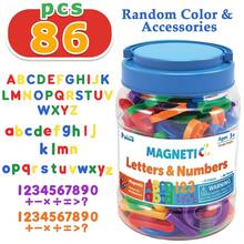 Colorful Plastic Letter & Number Magnetic Fridge Stickers, ABC 123 Educational Toy Set, Preschool Learning Spelling, Counting, Uppercase & Lowercase Letters, Math Symbols, Sensory Toys For Boys & Girls - 彩色 - 查看 12