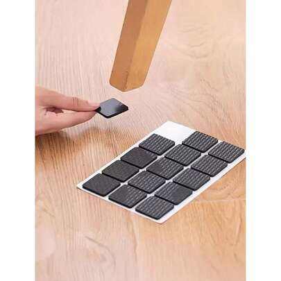 30/15pcs Cuttable Furniture Pads, Non-Slip Self-Adhesive Floor Protectors, Scratch-Resistant Furniture Pads Suitable For Hardwood Floors, Applicable To Chairs, Tables And Appliances, Protect Floors From Damage