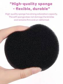MAANGE 1pc Makeup Brush With Reusable Dry Cleaning Box For Eyeshadow, Convenient For Festivals, Outings And Travel, Easy To Carry And Store, Neat Packaging - Mauve Purple - View 7