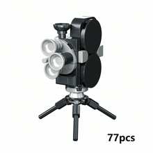 Bộ xếp hình máy ảnh cổ điển, các khối lắp ráp nhỏ tương thích với nhiều thương hiệu lớn, đồ trang trí nhỏ mang phong cách retro, vật trưng bày để bàn, mô hình máy ảnh 3D, thích hợp làm quà tặng cho trẻ em từ 6 tuổi trở lên, quà tặng ngày lễ, quà sinh nhật, quà tặng sáng tạo. - Dòng sản phẩm cổ điển - Xem 12