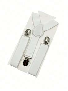 Adjustable Elastic Suspenders, Suitable For Boys And Girls, With Durable Metal Clips, Child-Friendly - Small Back - View 17