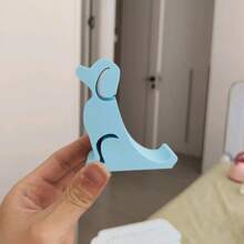 1 pieza Soporte de teléfono con forma de cachorro lindo, soporte estable, sin instalación requerida, estilo minimalista, adecuado para estudiantes y trabajadores de oficina para escritorio, mesita de noche, ver videos y transmisión en vivo - A - Ver 7