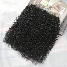 Tóc móc sợi tự nhiên, xoăn, không thắt nút, dài 18 inch, 120g, 2 bó, đã tách sẵn, kiểu móc sợi lông vũ, thích hợp cho tóc ướt và gợn sóng, tóc nối móc sợi vô hình, màu đen tự nhiên. - Natural Black - Xem 2