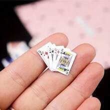 54pcs Mini Playing Card Game Set, Multi-Player Interactive Entertainment, Creative Small Gift, Suitable For Holidays And Birthday Parties - Multicolor - View 1