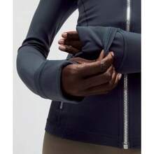Lululemon Define Jacket Nulu  LW4CD5S - True Navy/Mirror Silver - 查看 2