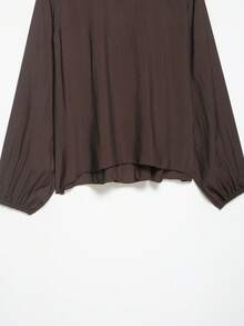 DEEKA Women's Fashionable Layered Decorative Blouse, European And American Style, Versatile For Spring/Summer - Brown - View 10