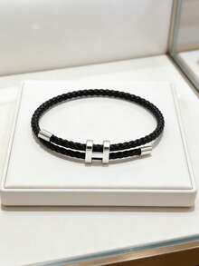 1pc H-Shaped Buckle Rope Elegant Adjustable Bracelet, Suitable For Women's Daily Wear And Gift - Pull-out Strap - View 23