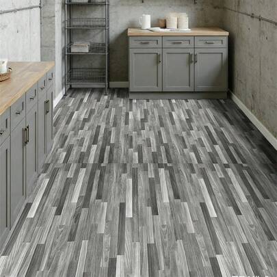 1 Cuộn Giấy Dán Tường/Sàn Giả Vân Gỗ Tự Dính, Dày, Chống Nước, Chịu Nhiệt, Bền, Dễ Thi Công, Giấy Dán Vân Gỗ Thích Hợp Cho Phòng Ngủ, Phòng Khách, Trang Trí Nhà Cửa, Tường và Sàn Nhà