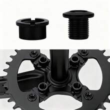 GOLDIX 110BCD 50-34T 公路自行车曲柄组双链轮，适用于 9/10/11 速折叠自行车曲柄臂带链轮 - 黑色 - 查看 8