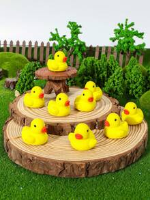 鸭子造型橡皮擦印章 - 可爱黄色小鸭图案二合一橡皮擦印章 - 彩色 - 查看 8