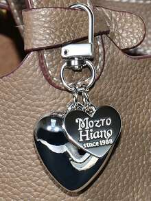 1 Set Wide Crystal Rhinestone Wrist Strap, Minimalist Fashionable 3D Heart Shaped Silver Car Key Chain Bag Charm, High-End Hanging Ornament Anti-Lost Key Chain, Luxury Rhinestone Lanyard For Phone Case - Multicolor - View 10