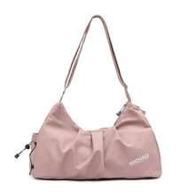 Waterproof Sports Bag With Wet/Dry Compartments, Small Boxing Bag, Sporty Travel Bag For Women - Pink - View 1