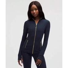 lululemon Define Cropped Jacket Nulu - Marina verdadera - Ver 1
