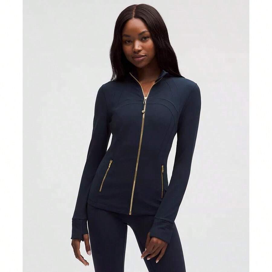 lululemon Define Cropped Jacket Nulu - Marina verdadera - Ver 1