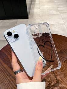 Ốp điện thoại in hình trái tim vẽ tay, khẩu hiệu ngọt ngào, dày dặn, trong suốt, chống rơi vỡ, phong cách nữ tính, kiểu , tạo cảm giác hưng phấn, quà tặng cho cặp đôi, quà tặng bạn bè. Tương thích với iPhone & Galaxy, phiên bản quốc tế, không phải phiên bản nội địa. - Trong sáng - Xem 4