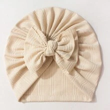 1 pieza Sombrero de niña pequeña, Sombrero con lazo, Vestido de primavera para niña pequeña, Sombrero delgado, Sombrero suave, decoración para celebración de aniversario y días festivos, Conjunto de primavera para niña pequeña, Sombrero con lazo, disponible en múltiples colores, adecuado tanto para el hogar como para salir - Multicolor - Ver 15