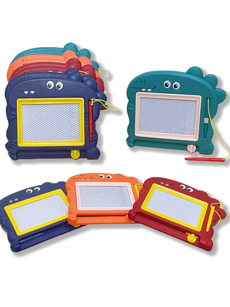 1个迷你恐龙磁性画板 - 可擦写涂鸦素描本，完美的生日派对礼物和礼品袋填充物 - 多色 - 查看 1