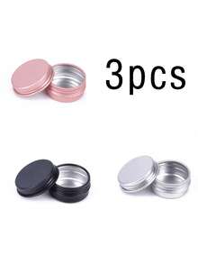 10g Threaded Small Aluminum Pill Box, Portable Aluminum Divider Box - Pink - View 18