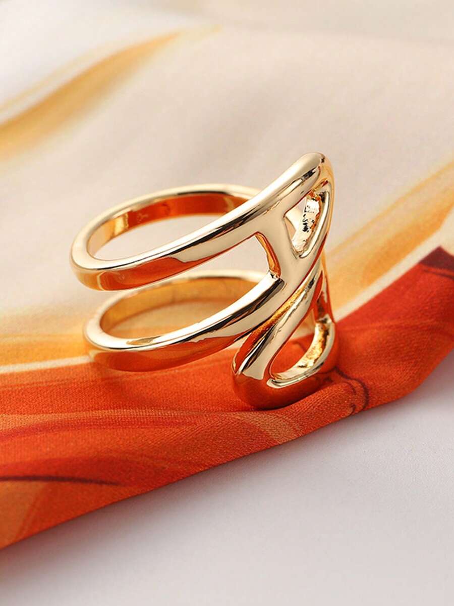 1pc Women's Scarf Clip, Zinc Alloy Multi-Function Scarf Holder - Multicolor - View 1